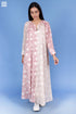 Mulmul Cotton Poiret Top In Floral Block Print